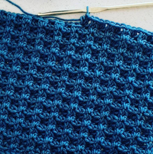 Petite Waffle Stitch Blanket Crochet Pattern-Needlecraft Patterns-HD Publishing-Wild & Woolly Yarns