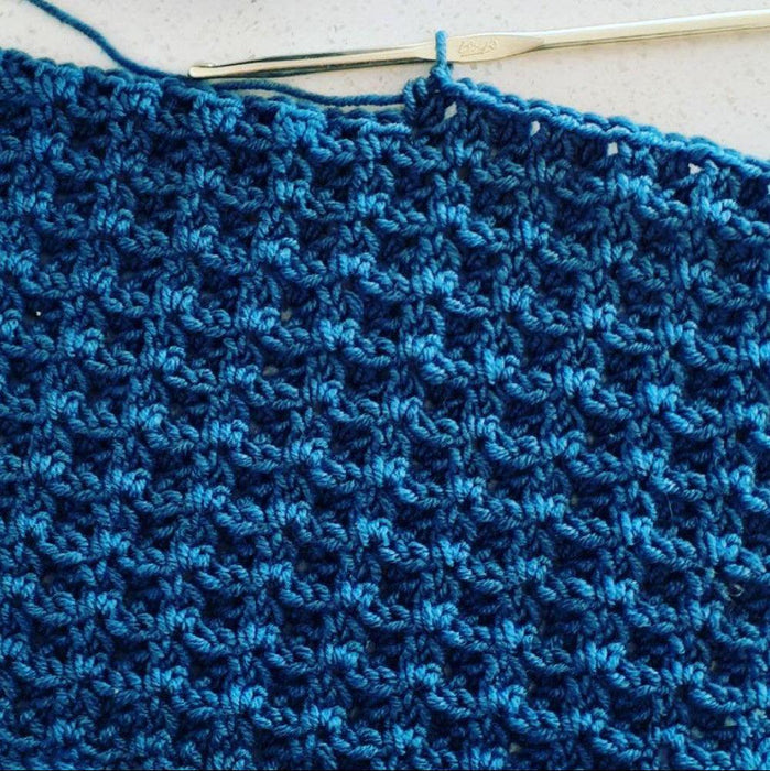 Petite Waffle Stitch Blanket Crochet Pattern-Needlecraft Patterns-HD Publishing-Wild & Woolly Yarns