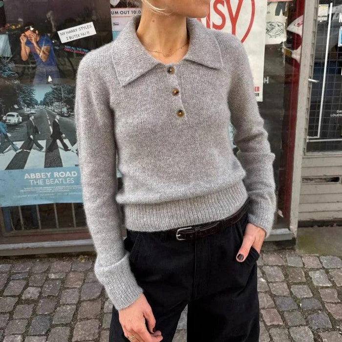 Petra Polo Knitting Pattern - PetiteKnit-Needlecraft Patterns-PetiteKnit-Wild & Woolly Yarns