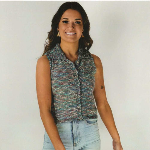 Polo Cardi Knitting Pattern (AP2306)-Needlecraft Patterns-Alpaca Yarns-Printed Pattern – Posted-Wild & Woolly Yarns