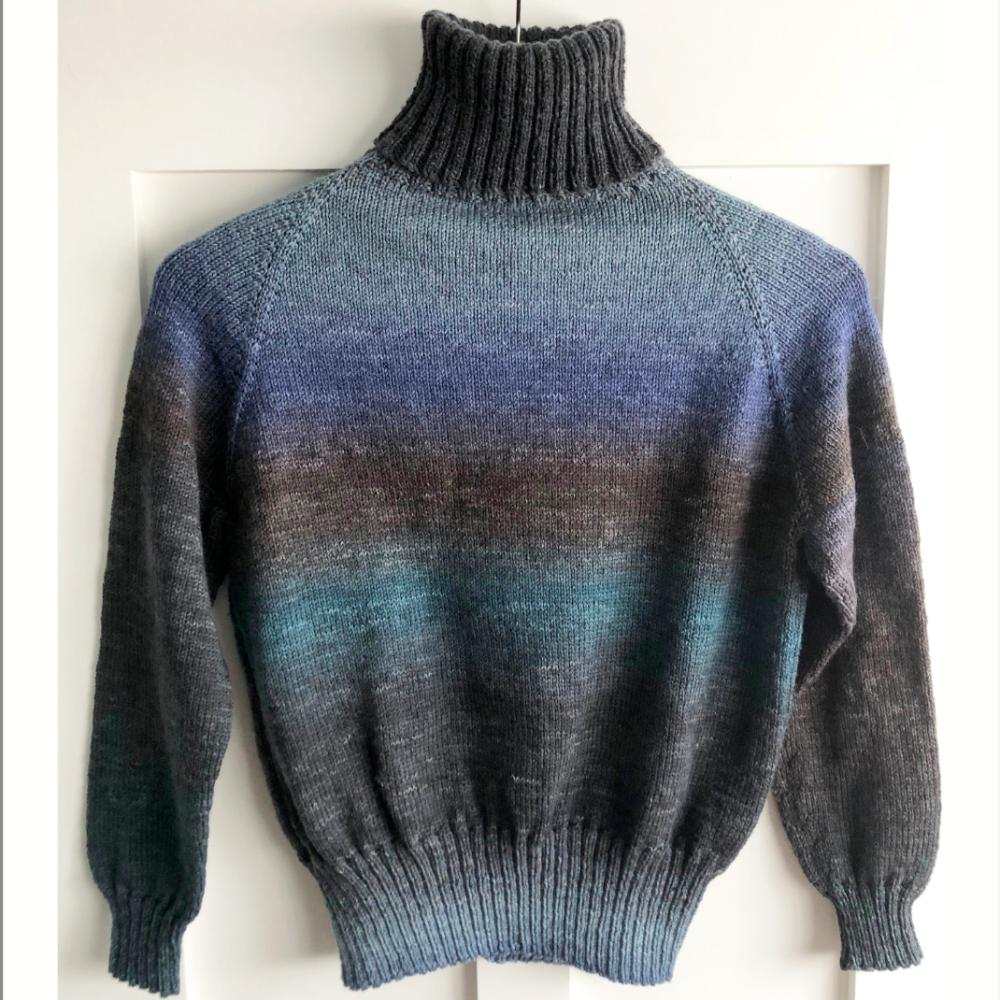 Polo Neck Top Down Raglan Jumper Knitting Pattern (N1689)-Needlecraft Patterns-Wentworth Distributors-Printed Pattern – Posted-Wild & Woolly Yarns