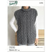 Polo Tunic with Cables Knitting Pattern (N1798)-Needlecraft Patterns-Wentworth Distributors-Printed-Wild & Woolly Yarns