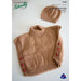 Poncho & Hat Knitting Pattern (K498)-Needlecraft Patterns-Wentworth Distributors-Printed-Wild & Woolly Yarns