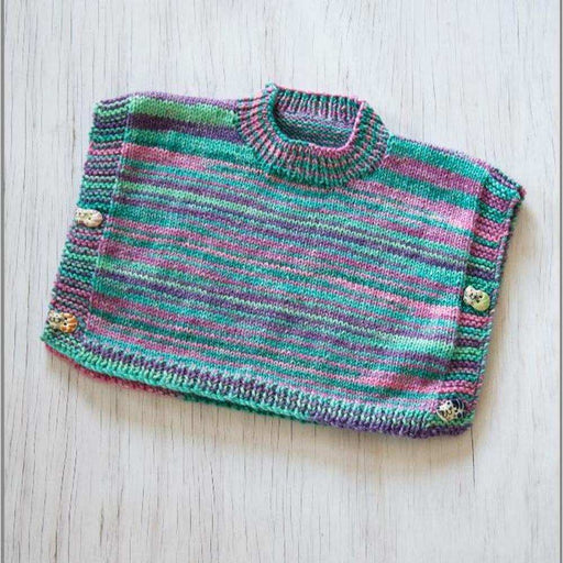 Poncho Knitting Pattern (K3026)-Needlecraft Patterns-Wentworth Distributors-Printed Pattern – Posted-Wild & Woolly Yarns