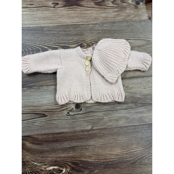 Poppy Cardi & Hat Knitting Pattern - 8Ply (BC111)-Needlecraft Patterns-Lisa F Design-Wild & Woolly Yarns