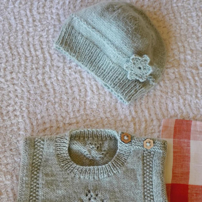 Posy Vest & Hat Knitting Pattern (BC147)-Needlecraft Patterns-Lisa F Design-Wild & Woolly Yarns