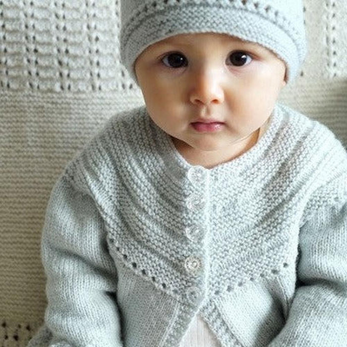 Princess Amelia Ann Cardi & Hat Knitting Pattern - 4Ply (BC86)-Needlecraft Patterns-Lisa F Design-Wild & Woolly Yarns