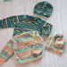 Raglan Baby Sweater & Hat Set Knitting Pattern (K3082)-Needlecraft Patterns-Wentworth Distributors-Printed Pattern – Posted-Wild & Woolly Yarns