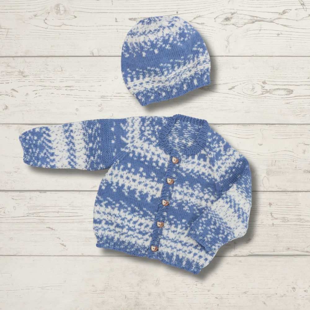 Raglan Cardigan & Hat Knitting Pattern (K407)**-Needlecraft Patterns-Wentworth Distributors-Printed Pattern – Posted-Wild & Woolly Yarns