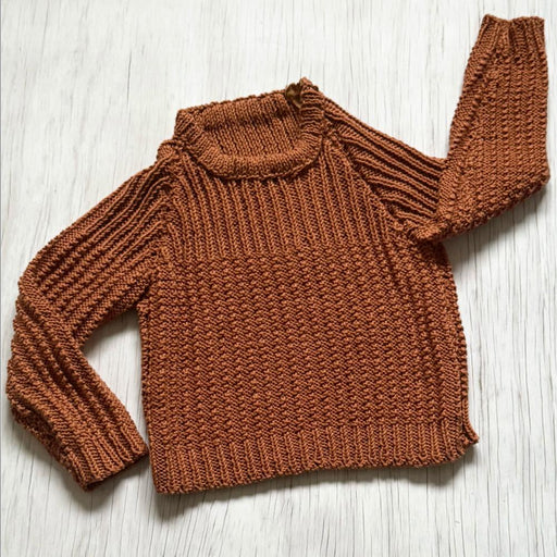 Raglan Sweater Knitting Pattern (K3048)-Needlecraft Patterns-Wentworth Distributors-Printed-Wild & Woolly Yarns