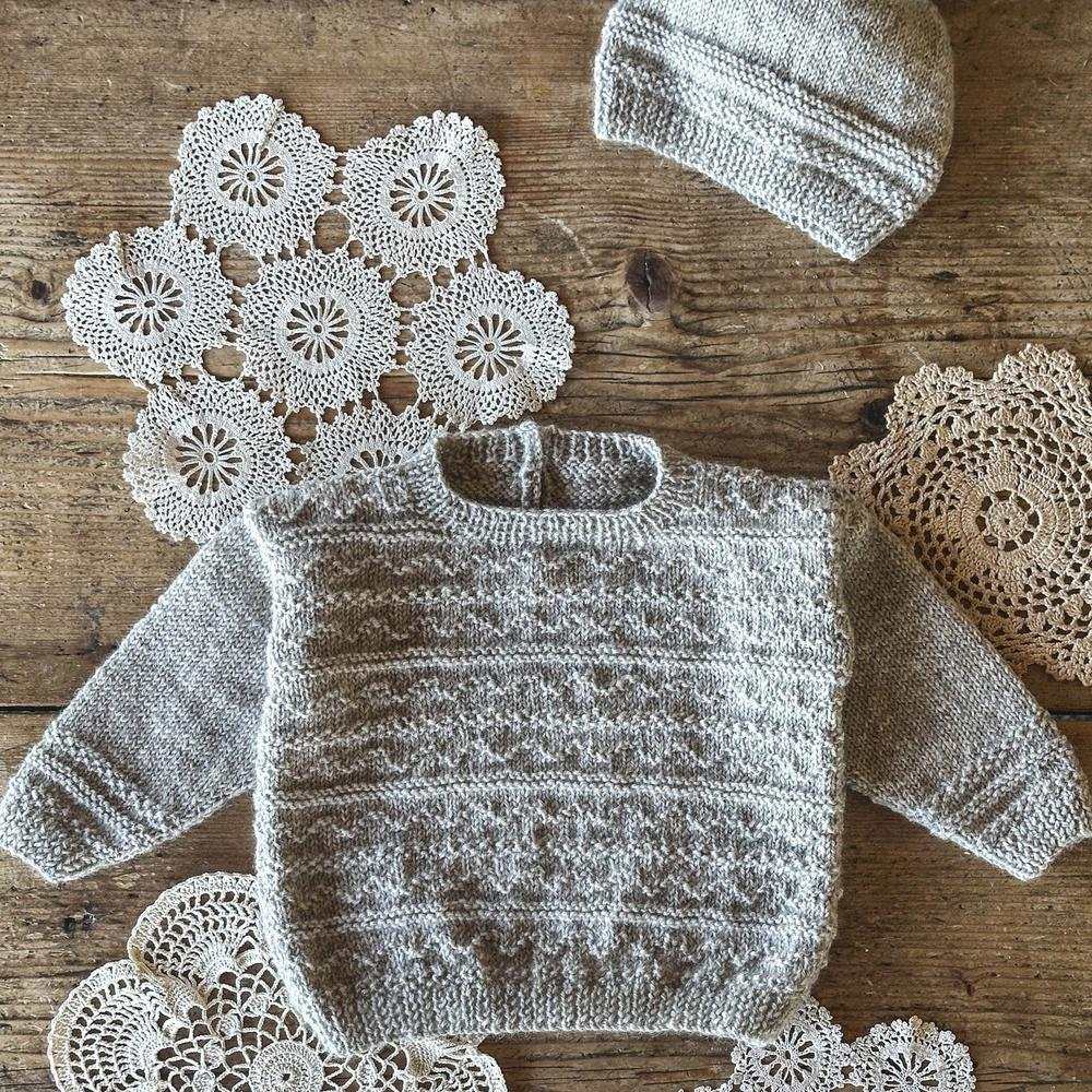 Raine Sweater and Hat Knitting Pattern (BC148)-Needlecraft Patterns-Lisa F Design-Wild & Woolly Yarns