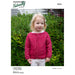 Raspberry Cardigan for Girls Knitting Pattern (K3076)-Needlecraft Patterns-Wentworth Distributors-Printed-Wild & Woolly Yarns