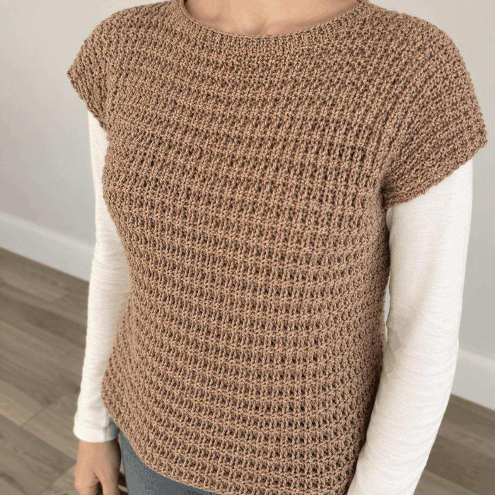 Rectangle Summer T-Shirt Knitting Pattern (N1812)-Needlecraft Patterns-Wentworth Distributors-Printed Pattern – Posted-Wild & Woolly Yarns