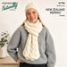 Reversible Cable Scarf & Cable Beanie Knitting Pattern (N1782)-Needlecraft Patterns-Wentworth Distributors-Printed-Wild & Woolly Yarns