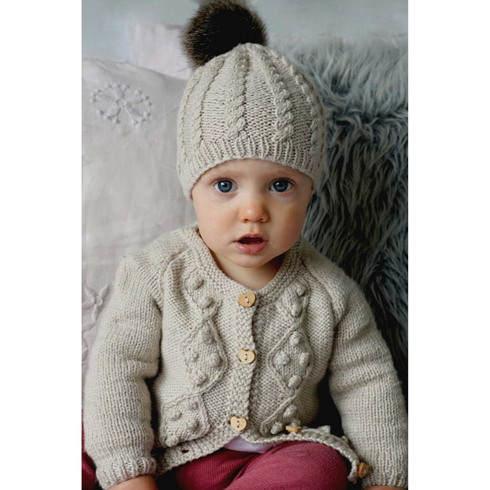 Riley Cardi & Hat Knitting Pattern - 8Ply (BC98)-Pattern-Wild and Woolly Yarns