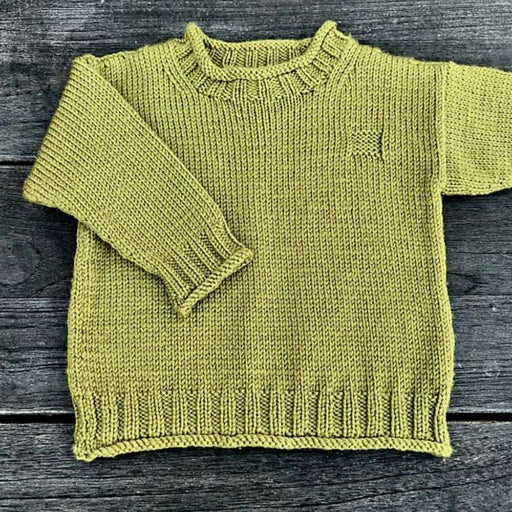 Rolled Edge Jumper Knitting Pattern - 8 Ply-Needlecraft Patterns-Kiwi Stitch & Knit Co-Printed Pattern – Posted-Wild & Woolly Yarns