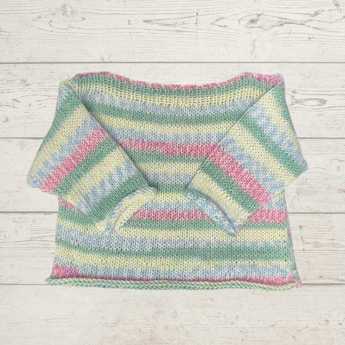 Rolled Edges Sweater Knitting Pattern (K392)-Needlecraft Patterns-Wentworth Distributors-Printed Pattern – Posted-Wild & Woolly Yarns