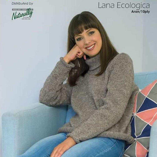 Rolled Edges Sweater Knitting Pattern (N1438)-Needlecraft Patterns-Wentworth Distributors-Printed Pattern – Posted-Wild & Woolly Yarns