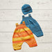 Romper and Hat Knitting Pattern (K414)-Needlecraft Patterns-Wentworth Distributors-Printed-Wild & Woolly Yarns