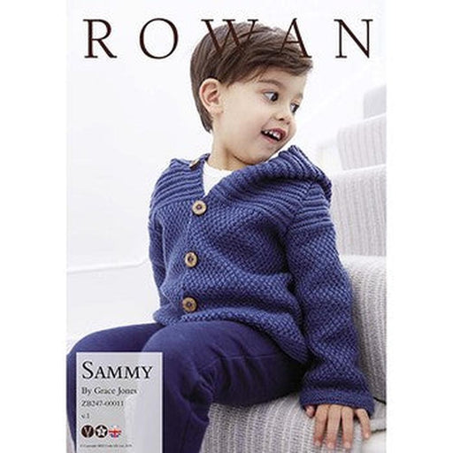 Sammy Hooded Jacket Knitting Pattern-Needlecraft Patterns-Trendy Trims-Wild & Woolly Yarns