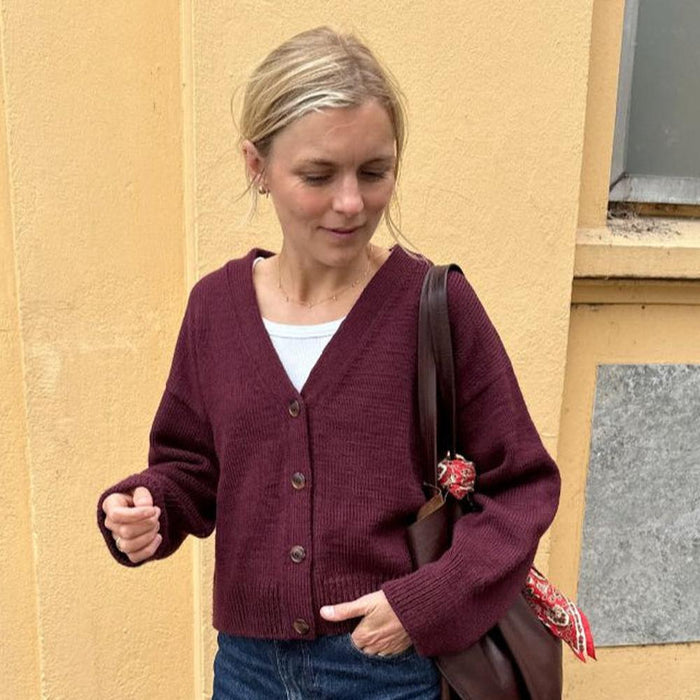 Scarlet Cardigan Knitting Pattern - PetiteKnit-Needlecraft Patterns-PetiteKnit-Wild & Woolly Yarns
