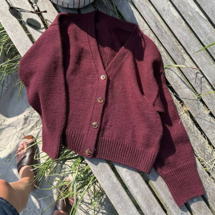 Scarlet Cardigan Knitting Pattern - PetiteKnit-Needlecraft Patterns-Wild and Woolly Yarns