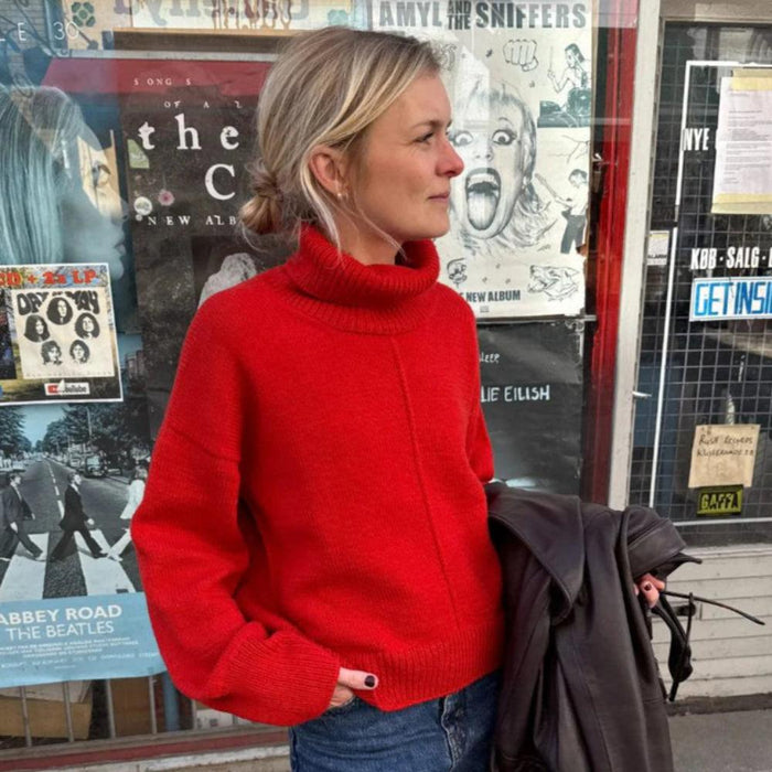Scarlet Sweater Knitting Pattern - PetiteKnit-Needlecraft Patterns-Wild and Woolly Yarns