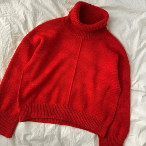 Scarlet Sweater Knitting Pattern - PetiteKnit-Needlecraft Patterns-Wild and Woolly Yarns