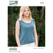 Scoop-Neck Top Knitting Pattern (N1565)-Needlecraft Patterns-Wentworth Distributors-Printed Pattern – Posted-Wild & Woolly Yarns