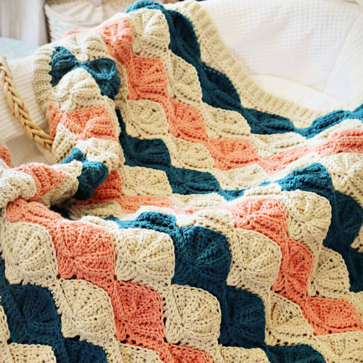 Shells Counterpane Crochet Pattern (HDP220)-Needlecraft Patterns-HD Publishing-Wild & Woolly Yarns