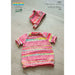 Short Sleeve Raglan Tunic & Bonnet Knitting Pattern (K427)-Needlecraft Patterns-Wentworth Distributors-Printed Pattern – Posted-Wild & Woolly Yarns