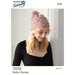 Sideways Cable Pom Pom Beanie Knitting Pattern (N1666)-Needlecraft Patterns-Wentworth Distributors-Printed Pattern – Posted-Wild & Woolly Yarns