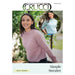 Simple Mohair Sweater Knitting Pattern (CRU2401)-Needlecraft Patterns-Crucci-Printed-Wild & Woolly Yarns