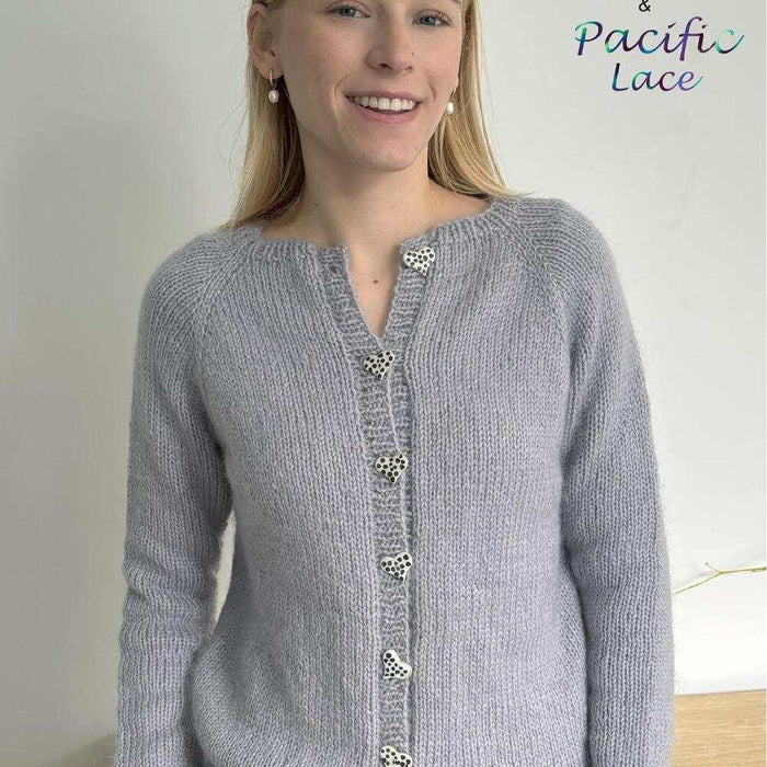 Simple Top Down Cardigan Knitting Pattern (N1804)-Needlecraft Patterns-Wentworth Distributors-Printed Pattern – Posted-Wild & Woolly Yarns
