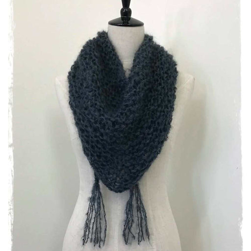 Soft & Lofty Mohair Scarf Knitting Pattern-Needlecraft Patterns-Kiwi Stitch & Knit Co-Printed-Wild & Woolly Yarns