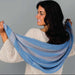 Stripe Shawl Knitting Pattern (AP1420)-Needlecraft Patterns-Alpaca Yarns-Printed Pattern – Posted-Wild & Woolly Yarns