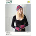 Striped Fingerless Mittens & Bucket Hat Crochet Pattern (N1662)-Needlecraft Patterns-Wentworth Distributors-Printed Pattern – Posted-Wild & Woolly Yarns