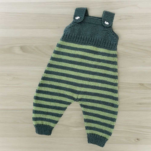 Striped Overalls Knitting Pattern (K3008)-Needlecraft Patterns-Wentworth Distributors-Printed Pattern – Posted-Wild & Woolly Yarns