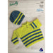 Striped Sweater & Hat Knitting Pattern (K440)-Pattern-Wild and Woolly Yarns