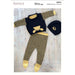 Striped Tights, Teddy Jumper & Beanie Knitting Pattern (K3016)-Needlecraft Patterns-Wentworth Distributors-Printed Pattern – Posted-Wild & Woolly Yarns