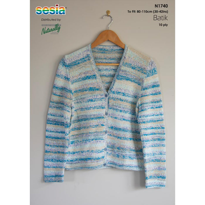 Summer Cardigan Knitting Pattern (N1740)