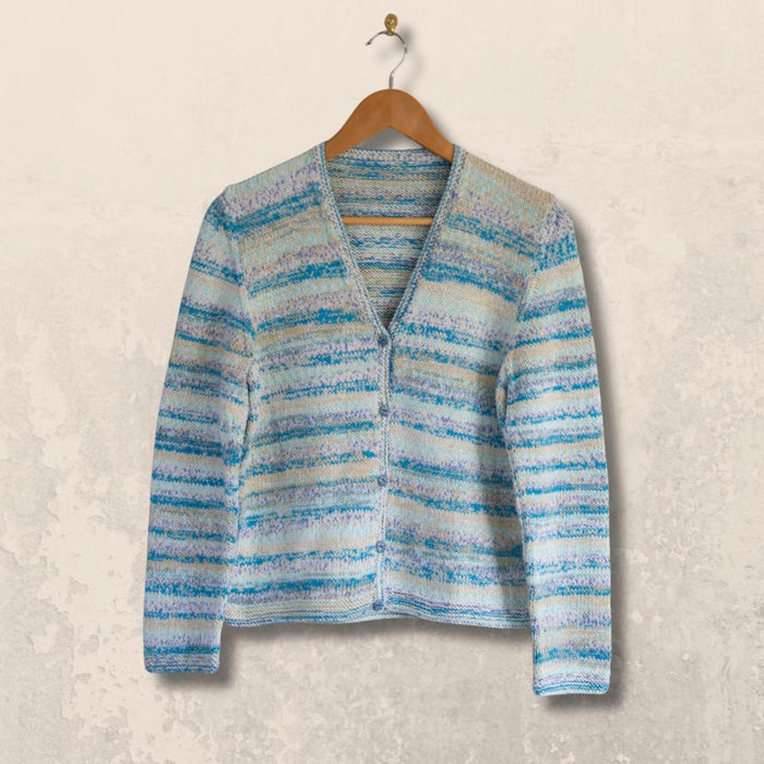 Summer Cardigan Knitting Pattern (N1740)-Needlecraft Patterns-Wentworth Distributors-Printed-Wild & Woolly Yarns