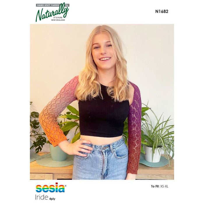 Summer Evening Shrug Knitting Pattern (N1682)-Needlecraft Patterns-Wentworth Distributors-Printed Pattern – Posted-Wild & Woolly Yarns