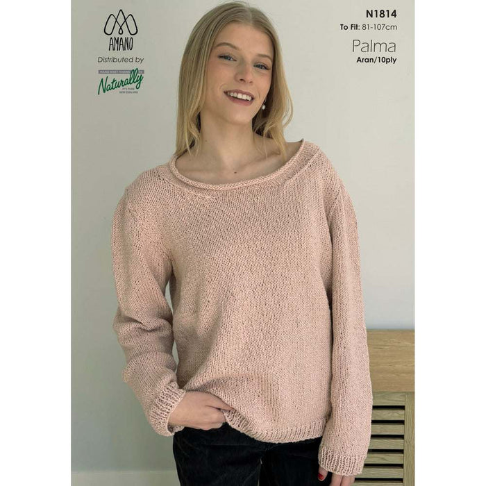 Summer Jumper Knitting Pattern (N1814)-Needlecraft Patterns-Wentworth Distributors-Printed Pattern – Posted-Wild & Woolly Yarns
