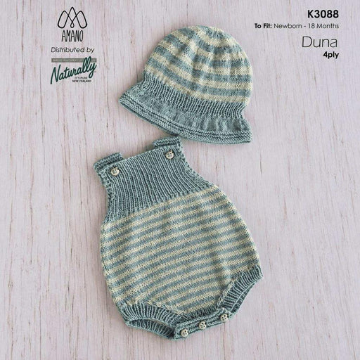 Summer Romper and Hat Knitting Pattern (K3088)-Needlecraft Patterns-Wentworth Distributors-Printed Pattern – Posted-Wild & Woolly Yarns