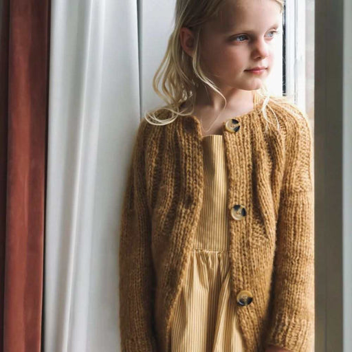 Sunday Cardigan Junior Knitting Pattern - PetiteKnit-Pattern-Wild and Woolly Yarns