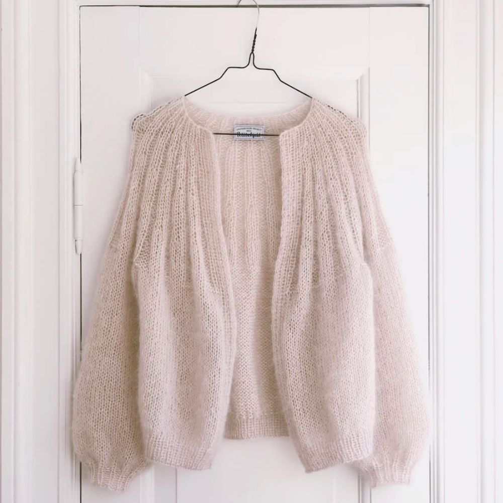 Sunday Cardigan Mohair Edition Knitting Pattern - PetiteKnit-Needlecraft Patterns-PetiteKnit-Wild & Woolly Yarns