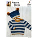 Sweater & Beanie - 8Ply (AP1557)-Needlecraft Patterns-Alpaca Yarns-Printed Pattern – Posted-Wild & Woolly Yarns
