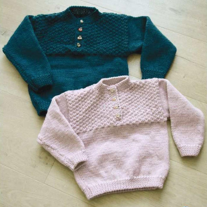 Sweater Knitting Pattern (K439)-Needlecraft Patterns-Wentworth Distributors-Printed-Wild & Woolly Yarns