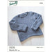 Sweater With Shaped Lower Edge Knitting Pattern (K3040)-Needlecraft Patterns-Wentworth Distributors-Printed Pattern – Posted-Wild & Woolly Yarns